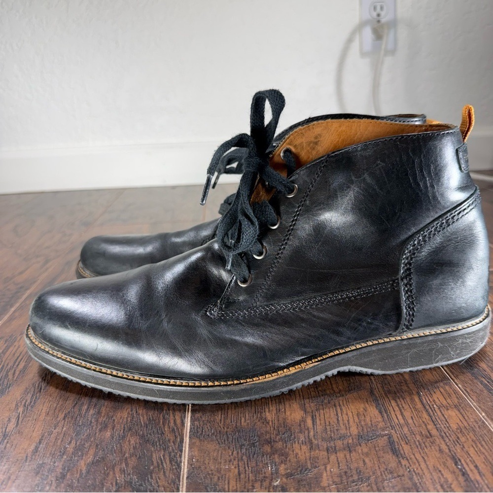 Tommy Bahama Edisto Mens Black Leather Chukka Boots TFM00142-023 Size 11M
